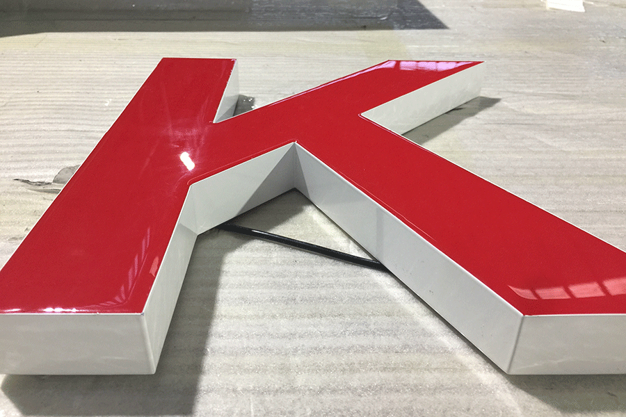 不鏽鋼樹脂字發光標識製作工序和工藝流程有哪些？
